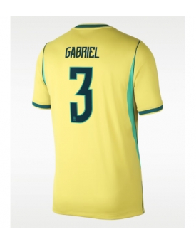 Billige Fotballdrakt Brasil Gabriel Magalhaes #3 Replika Hjemmedrakt VM 2026 Kortermet Billige Fotballdrakt Brasil Gabriel Magalhaes #3 Replika Hjemmedrakt VM 2026 Kortermet